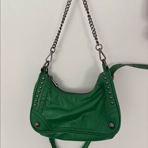 Green Shoulder Purse